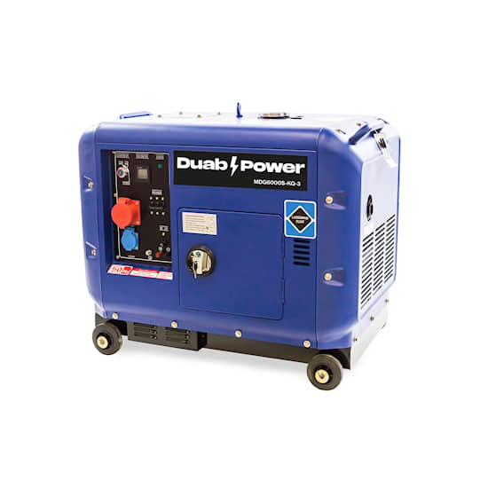 Duab-Power Elverk MDG6000S-KQ-3 3-fas diesel tystgående