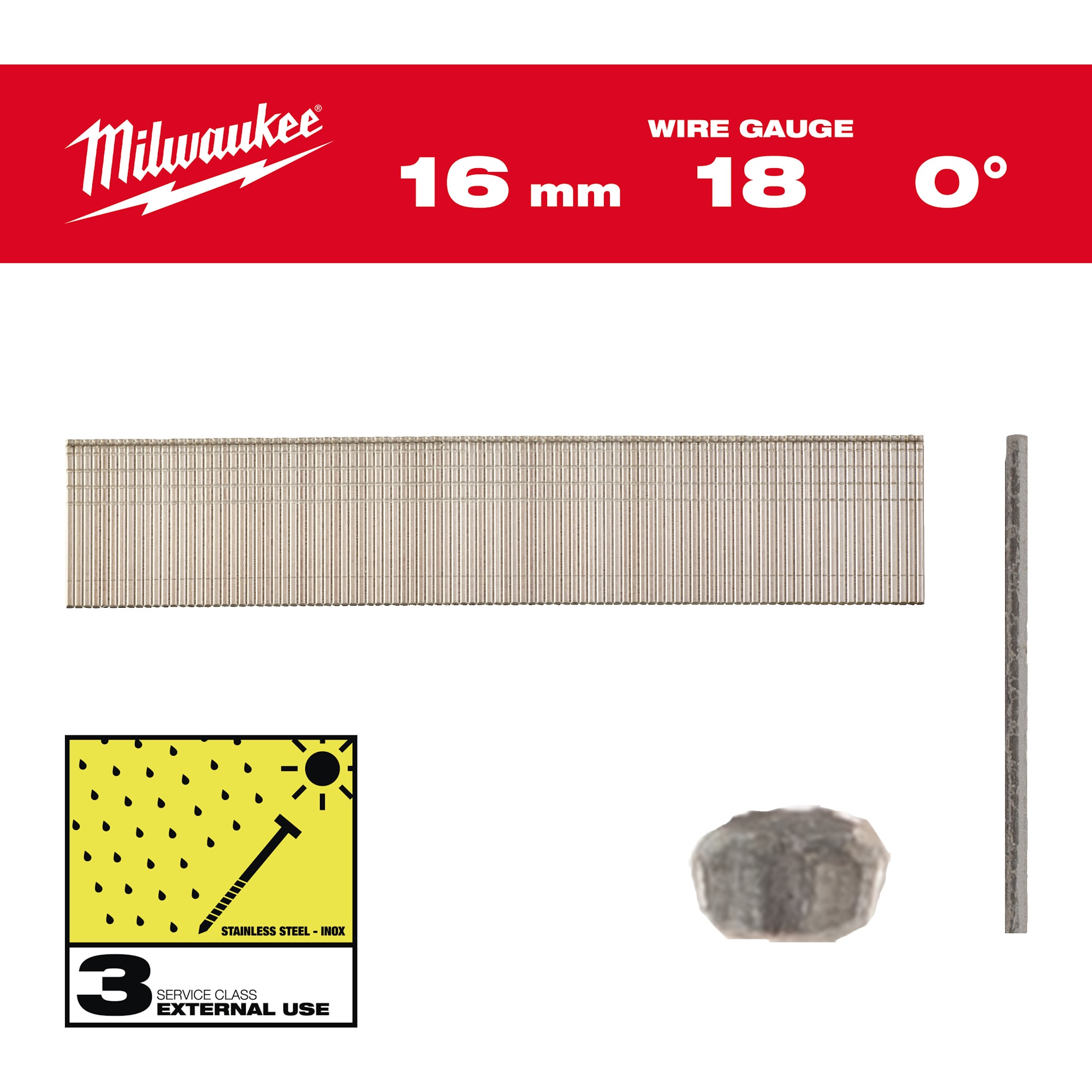 Milwaukee Dyckert Rf 18G/16Mm/C3 10000P