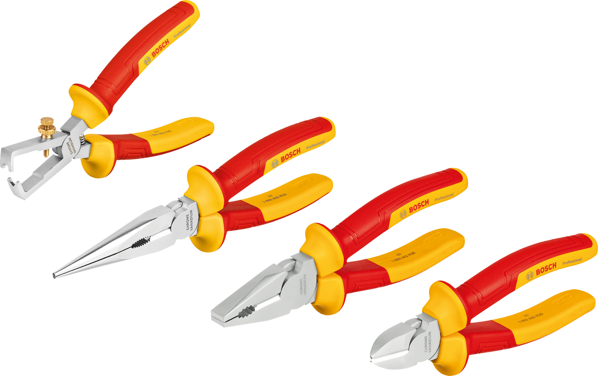 Bosch Tångset Elektriker VDE 4St