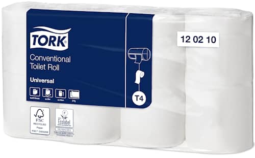 Tork WC-paperi T4 Universal 120210, 2-kerroksinen, luonnonvärinen 64 x 38,1 m