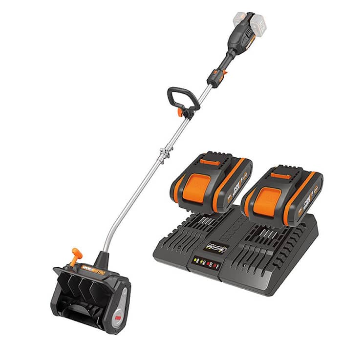 Worx WG460 akkukäyttöinen lumilapio sis. Akku ja laturi