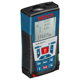 Bosch Laserafstandsmåler GLM 250 VF Professional med 4 x batteri (AAA), tilbehørssæt