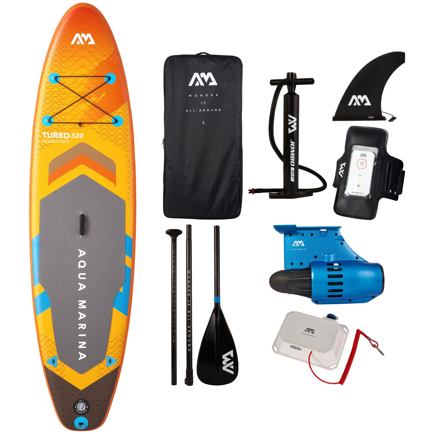 Aqua Marina Amgo 320 SUP-set med motor