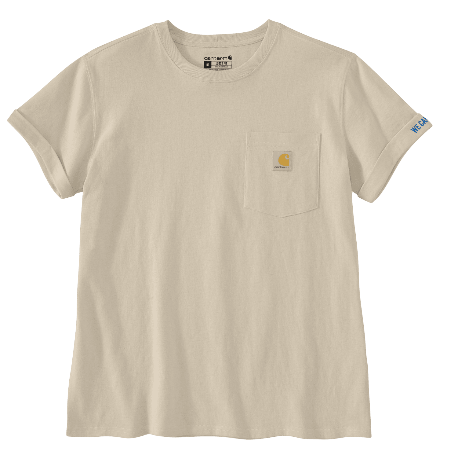 Carhartt Dearborn Loose Rosie T-Shirt Dam Oat Milk