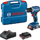 Bosch Akkuporakone/Ruuvinväännin GSR 18V-45 L-BOXX -laukussa 2kpl 3,0Ah akkua ja laturi GAL 18V-40