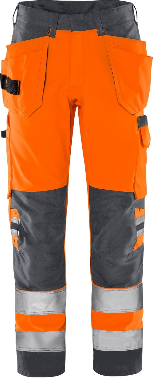 Fristads Green Hantverkarbyxa Kl 2 2641 GPLU Varselorange C148 -