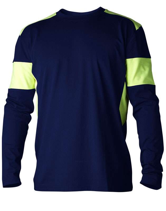 Top Swede T-skjorte 212 Marine/gul XS