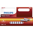 Philips Batteri Power AAA/LR03 12-pack