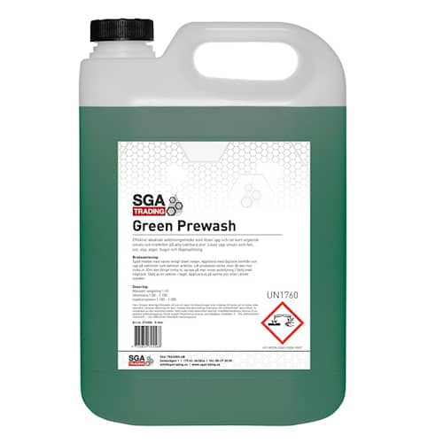 SGA Green Prewash, förtvätt