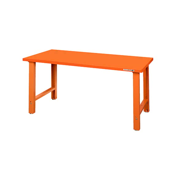 Bahco Arbetsbänk 1495WBAH15TS justerbar höjd med stålskiva, Orange