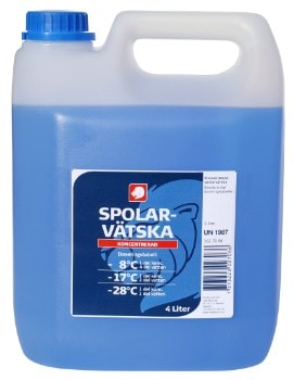 Hall Miba Spolarvätska, färdigblandad 4 liter - Köp fler och få rabatt!