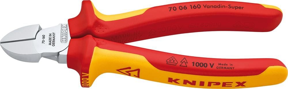 Knipex Sideavbiter 7006 VDE 160 mm forkrommet