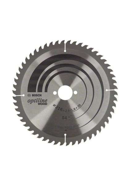 Bosch Sahanterä Optiline for Wood, 216x30 mm, 54T