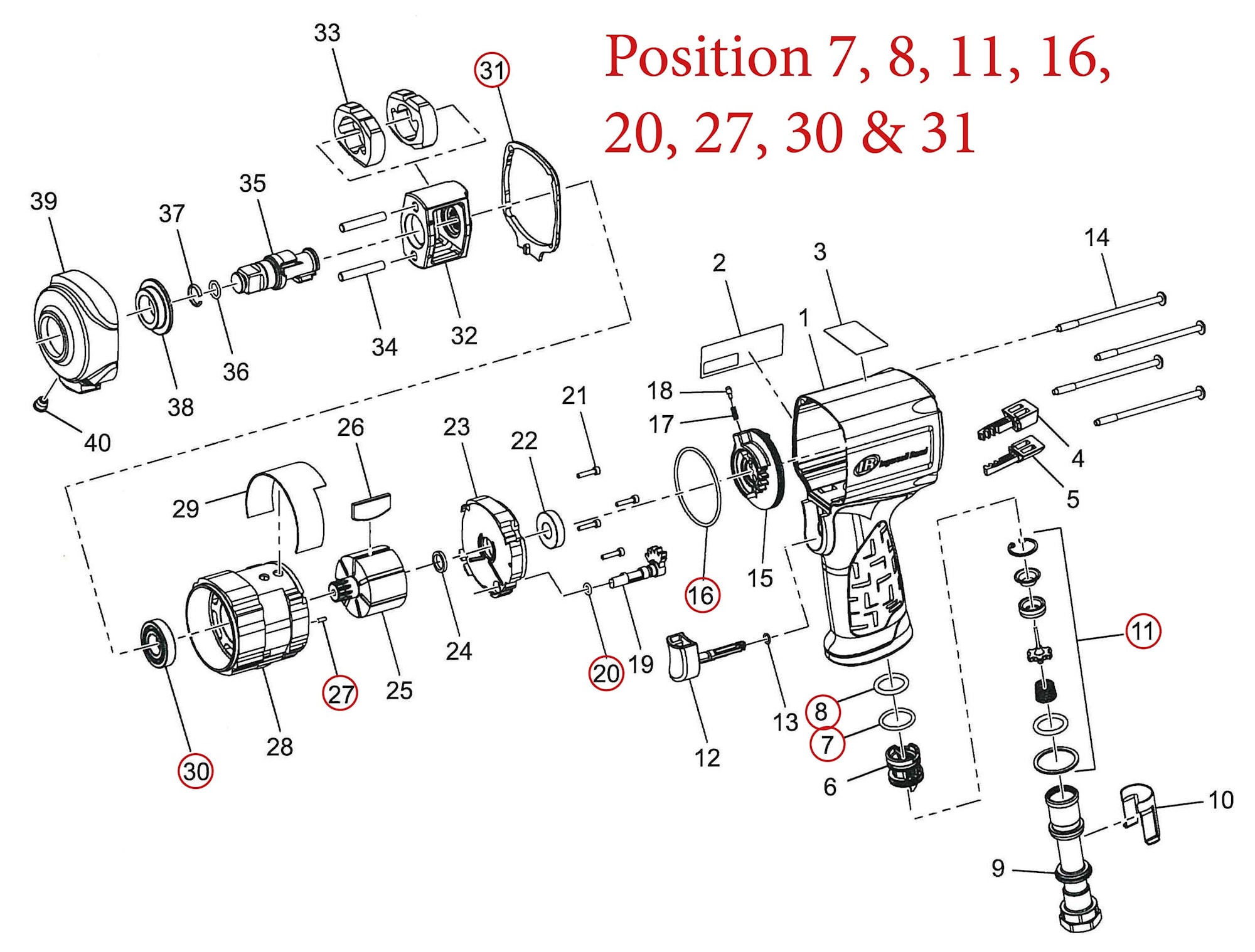 Ingersoll Rand Tune Up Kit 35-Tk1