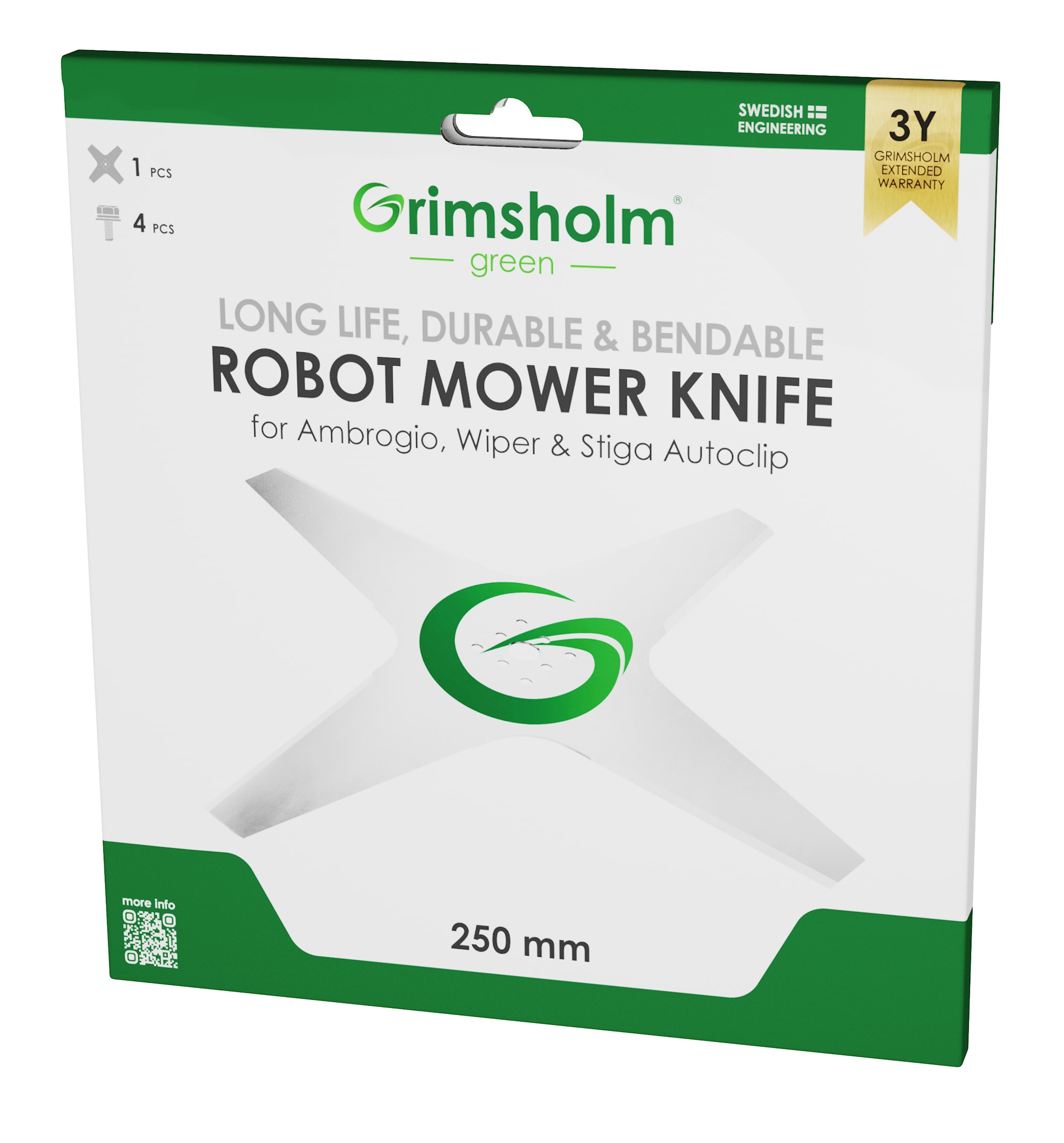 Kniv till Stiga Autoclip, 25cm