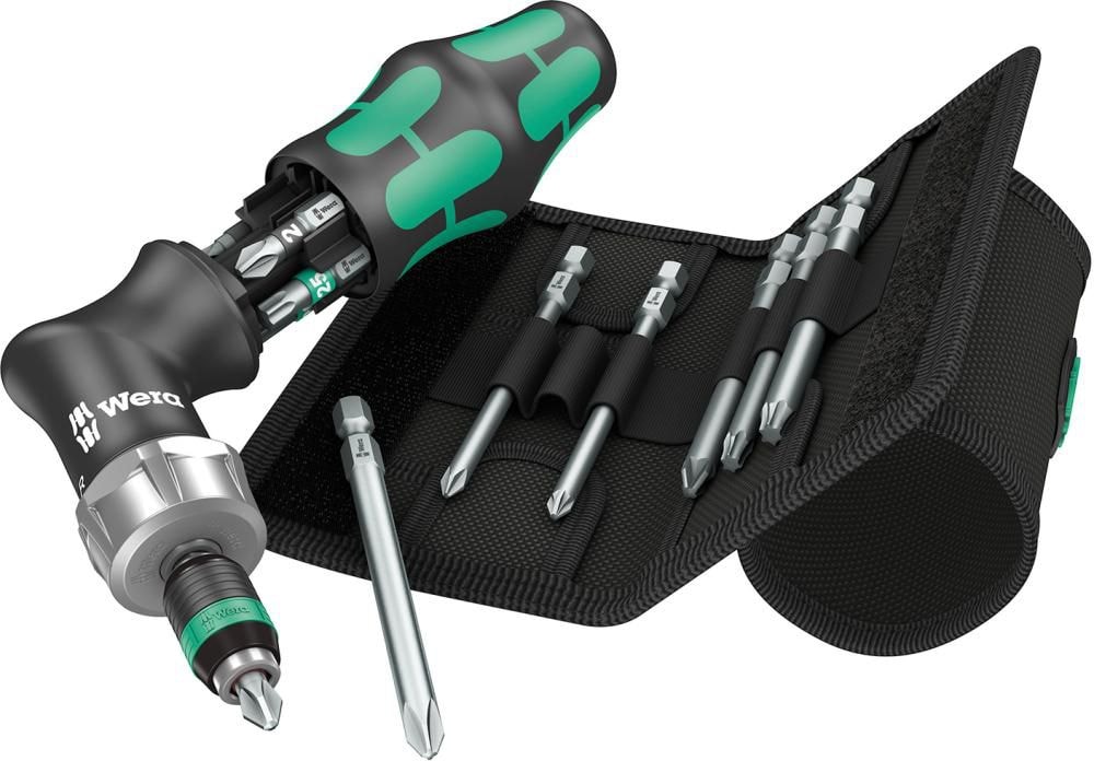 Wera Bitsskruvmejselsats Kraftform KK Pistol RA 4