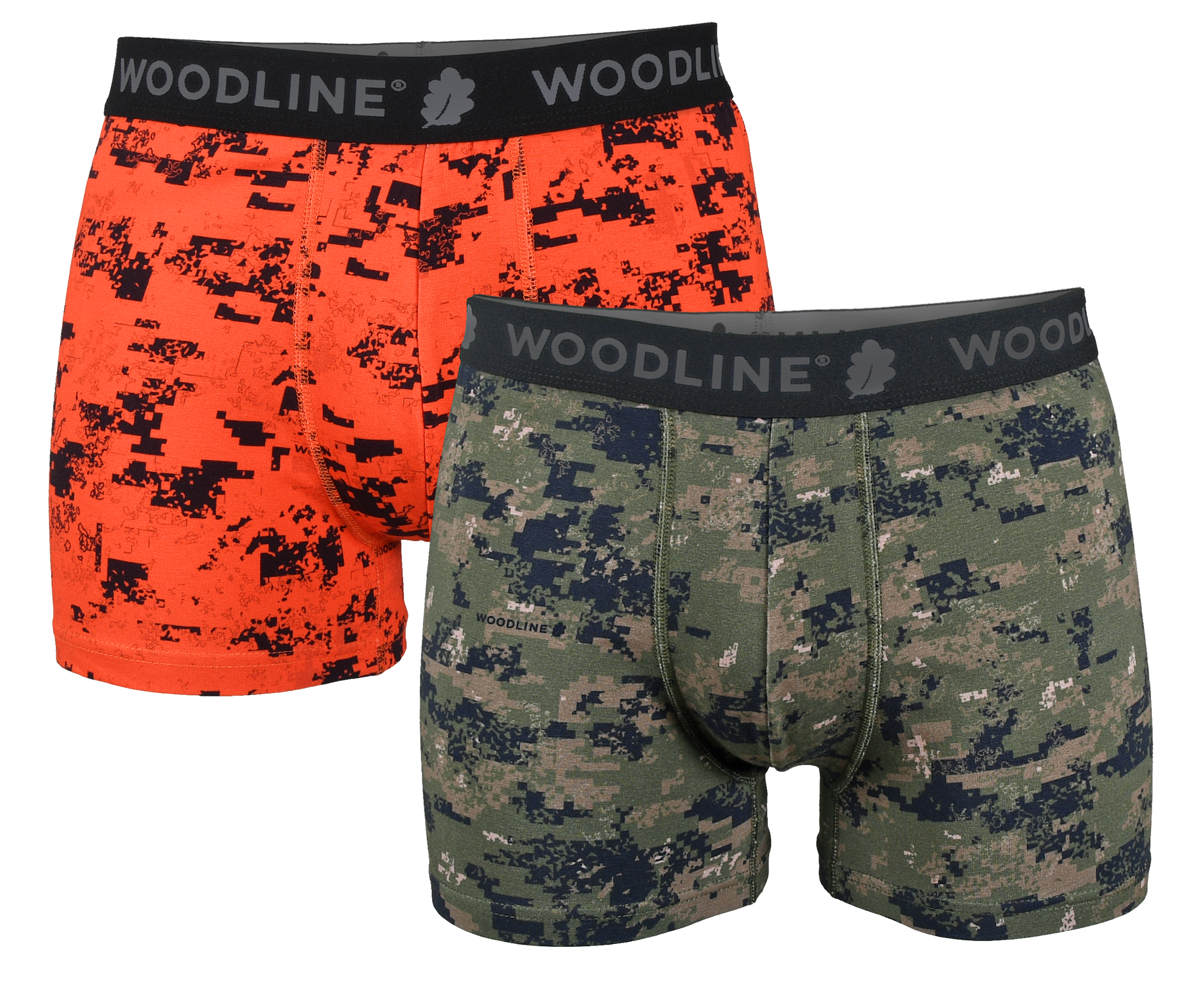 Woodline Boxershorts Camo 2-pakning