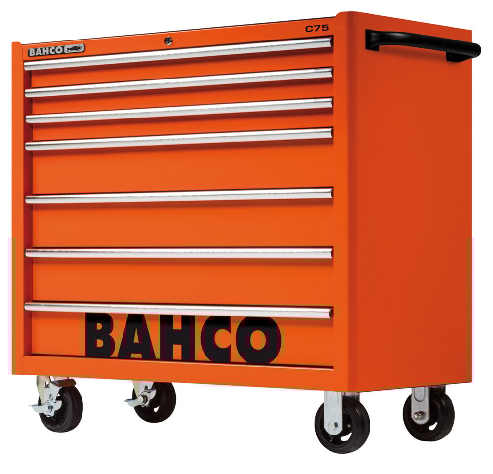 Bahco Verktygsvagn 1475KXL7 7 lådor Orange -