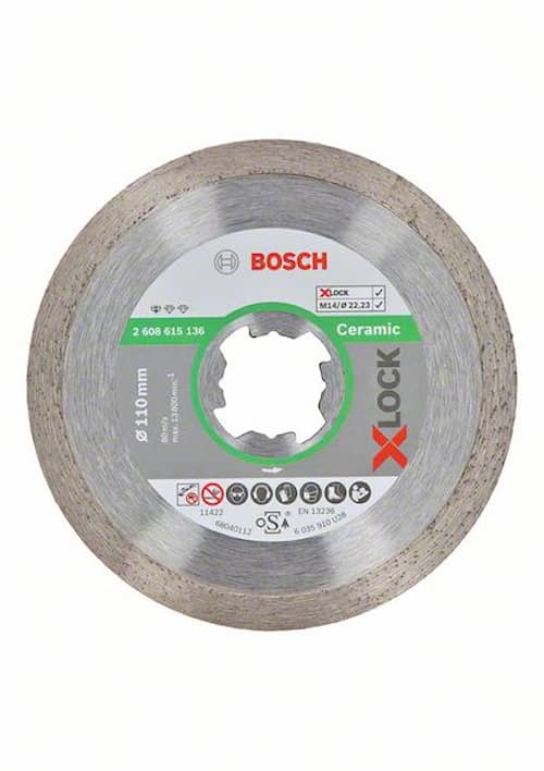 Bosch Diamantkapskiva Standard for Ceramic X-Lock