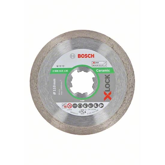 Bosch Diamantkapskiva Standard for Ceramic X-Lock