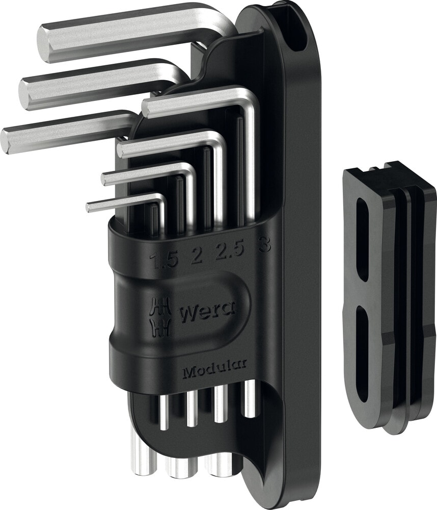 Wera Tool-Check Modular L-nyckel Hex-Plus 1, 7 delar