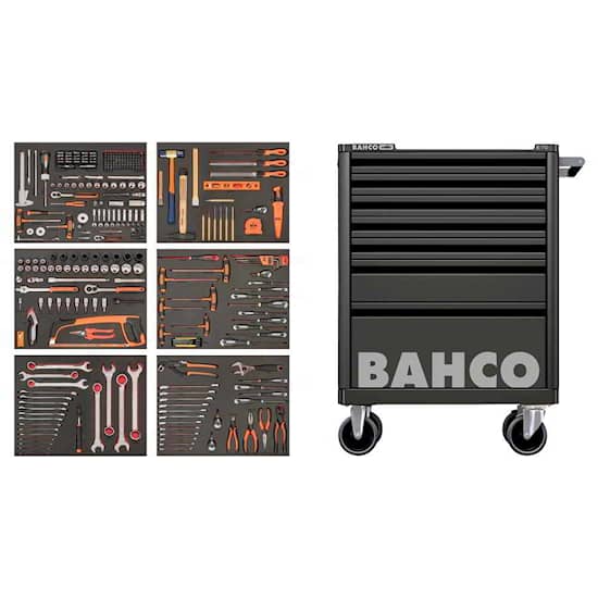 Bahco 26" Trolley With 6 Inlays LARGE