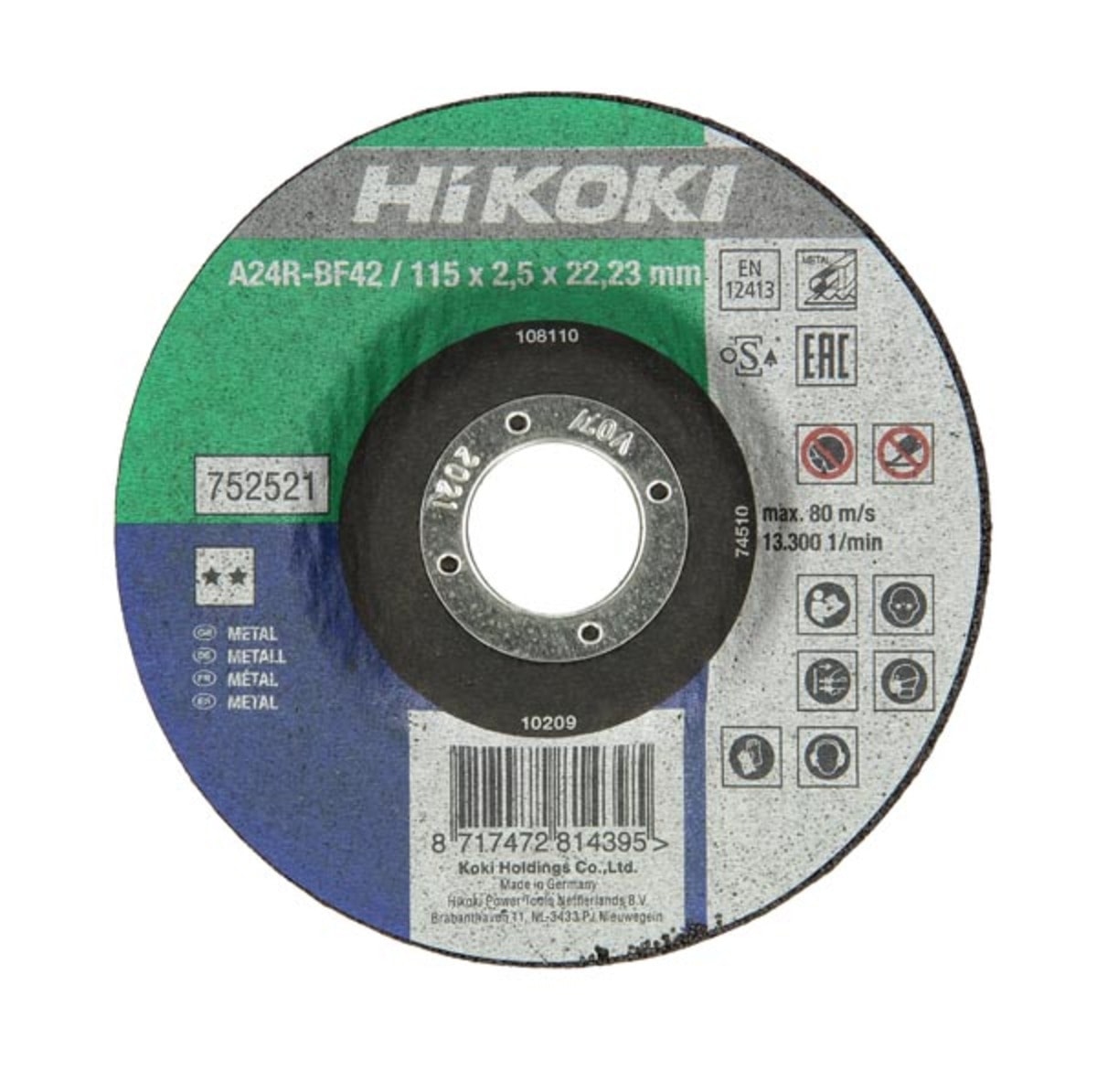 Hikoki Kapskiva Metall 230X3,0 2S