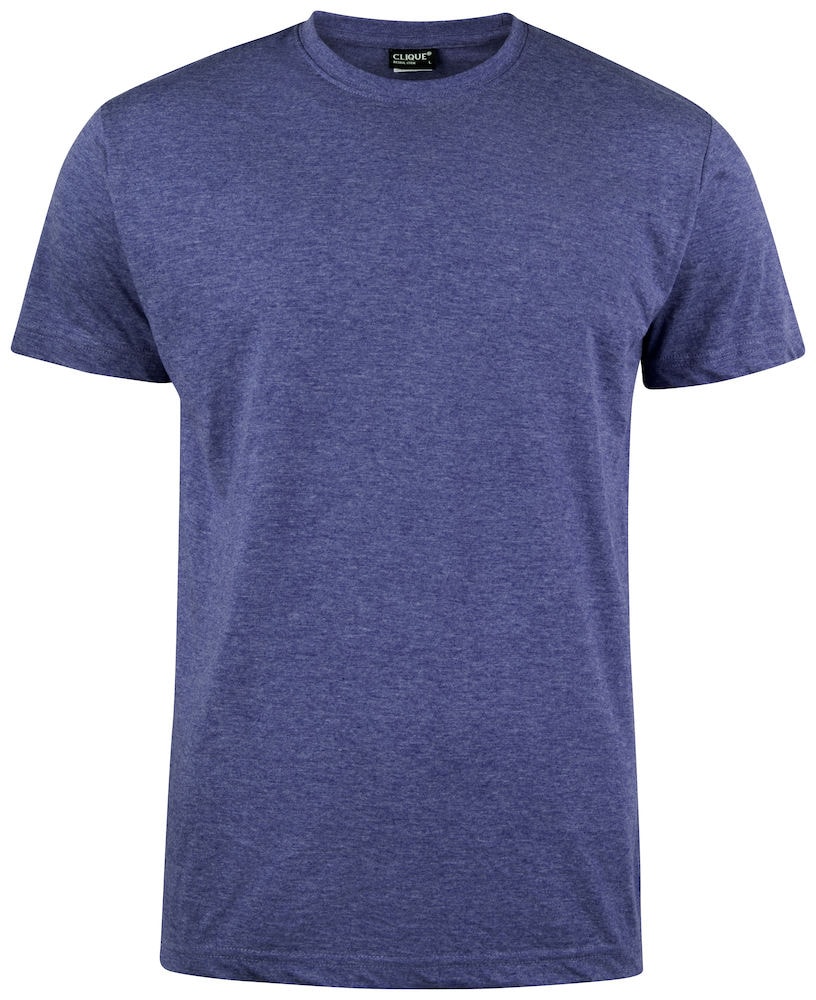 Clique T-skjorte Herre Navy Melange 3XL