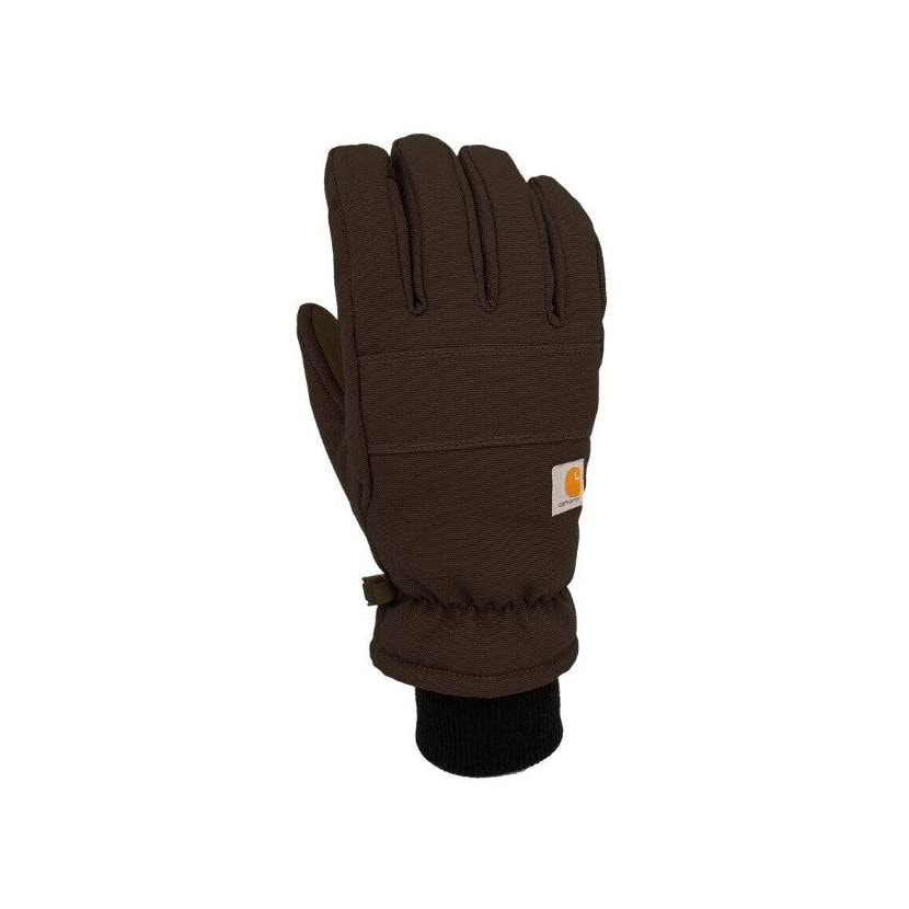 Carhartt Insulated Duck Sythetic Leather Touch-Sensitive Knit Cuff Handskar Dam Black