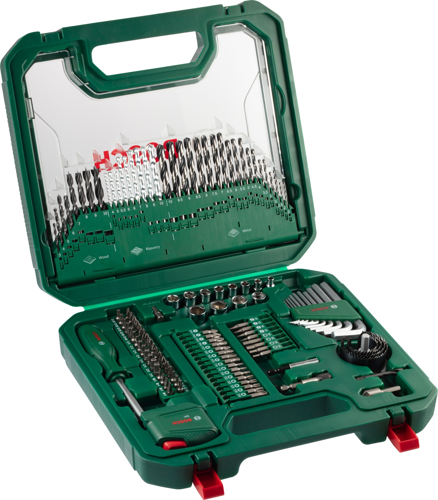 Bosch Borr-/Bitsset Mixed L 126 Delar