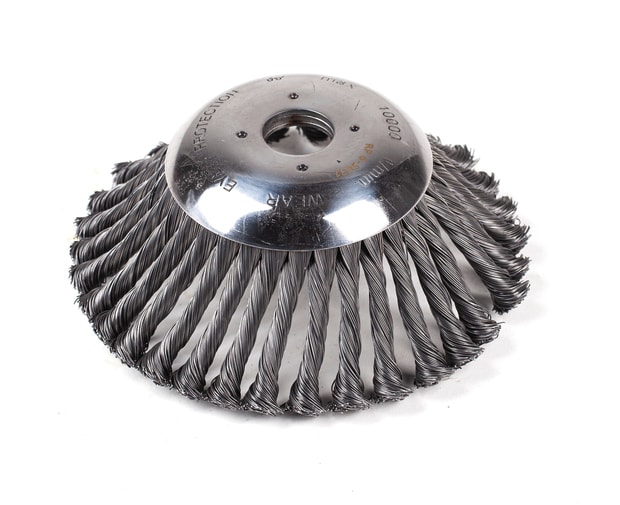 Cirkulärborste för kupad röjning och ogräsbekämpning