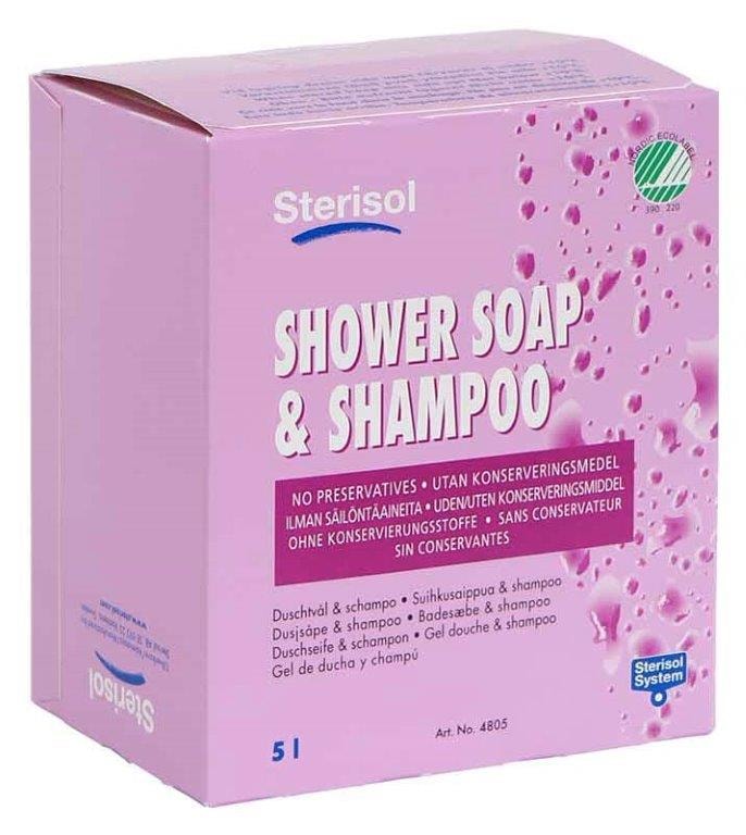 Sterisol dusjsåpe/sjampo 4805 5 l