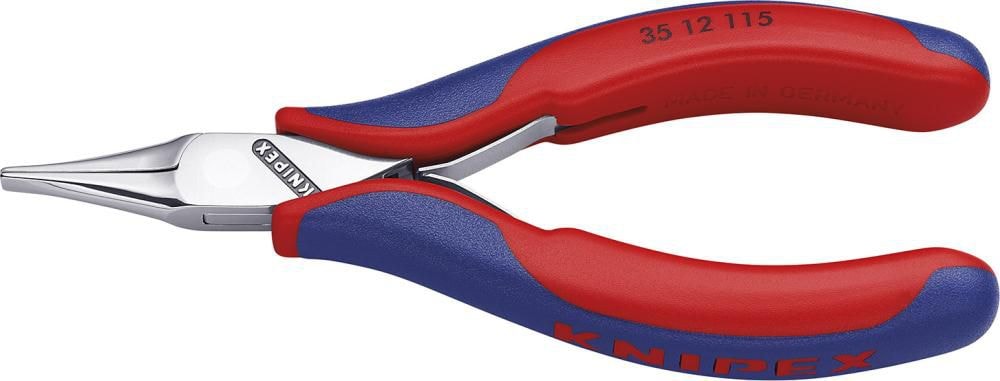 Knipex Elektroniktång 3512115 115mm, flata käftar, slät gripyta