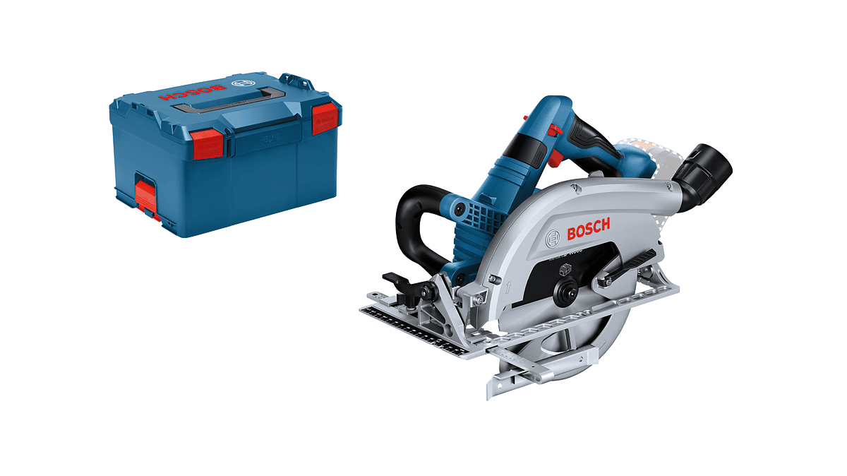 Bosch Cirkelsåg GKS 18V-70 L utan batteri och laddare i L-Boxx