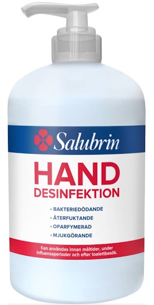 Salubrin Käsien desinfektiointiaine 500 ml pumppupullo