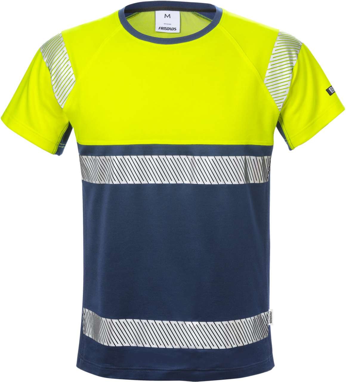 Fristads T-shirt 7518 THV Klass 1 Varselgul/Marinblå XS