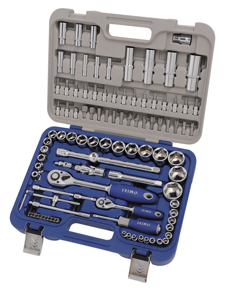 Irimo Hylsnyckelsats 1/4'', 1/2'' 101 delar