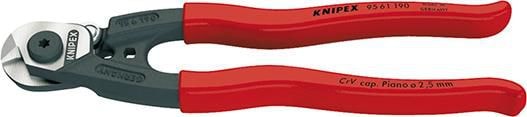 Knipex ståltrådkutter 9561190 190mm, 6mm, smidd