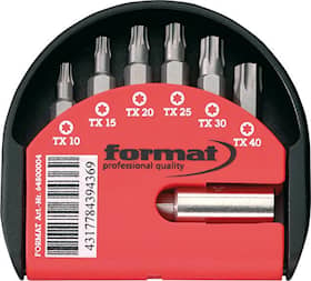 Format Bitssats Torx T10-40 7 delar