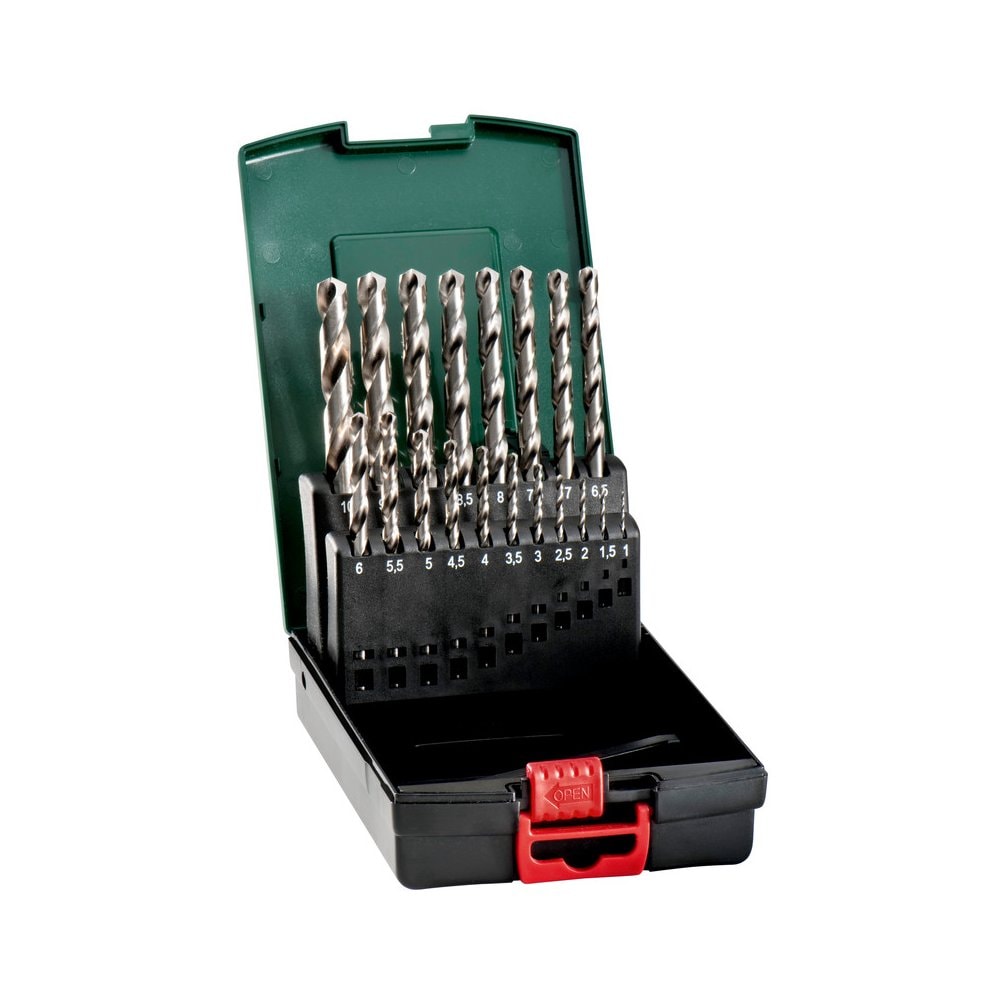 Metabo HSS-G-Kunststoffkassette SP, 19-teilig, Kunststoffkassette