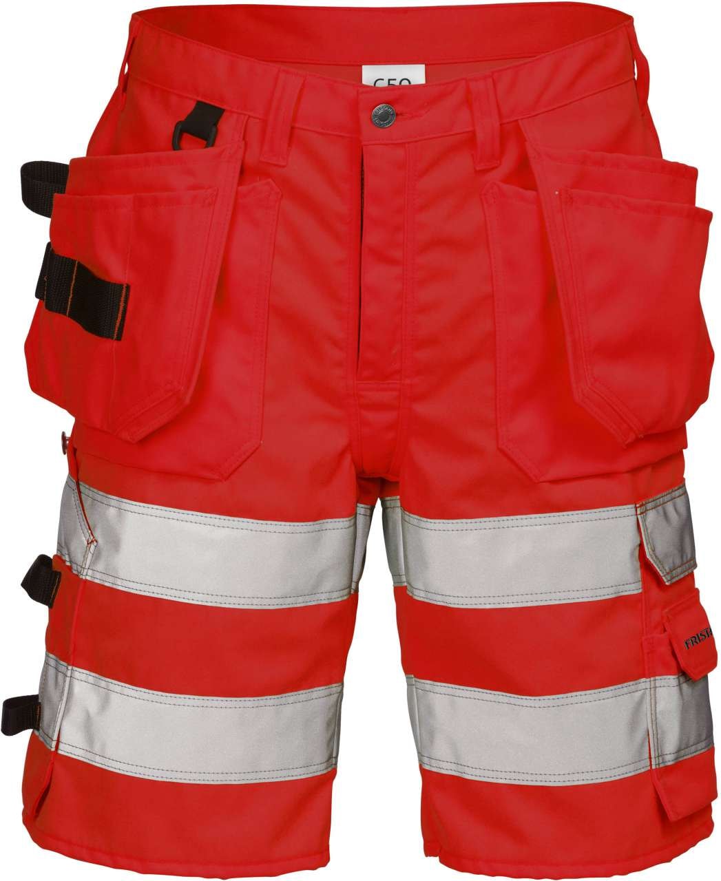 Fristads Shorts 2028 PLU, Klass 2 Varsel Röd C58