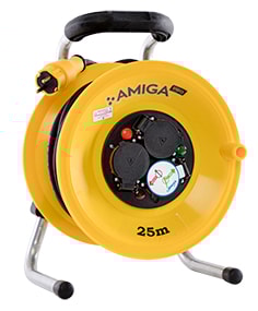 Duab Kabelvinda utomhus 25m Gummi IP44 -