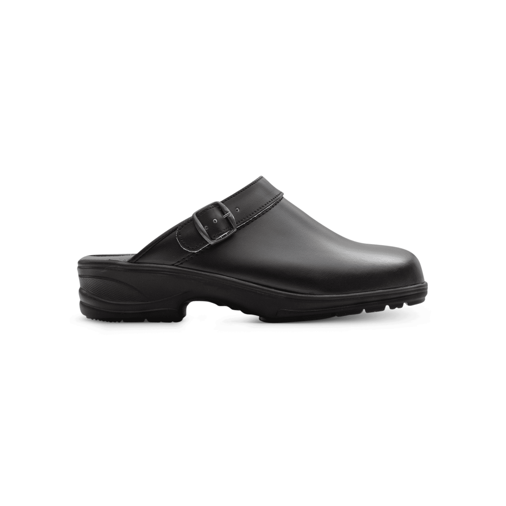 Monitor Birka Backstrap Work Clogs OB SRC Black 47