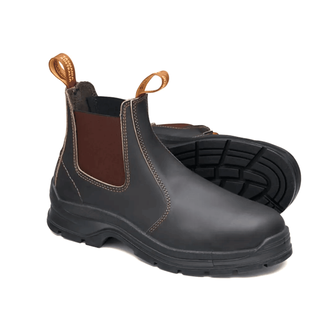 Blundstone 400 Arbetsboots Läder Brun
