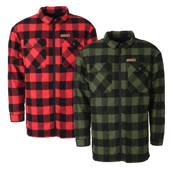 Woodline Skjorta Canada Röd och Grön 2-pack