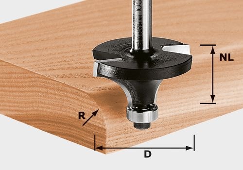 Festool Pyöristysjyrsinterä HW S8 D25,5/R6,35 KL