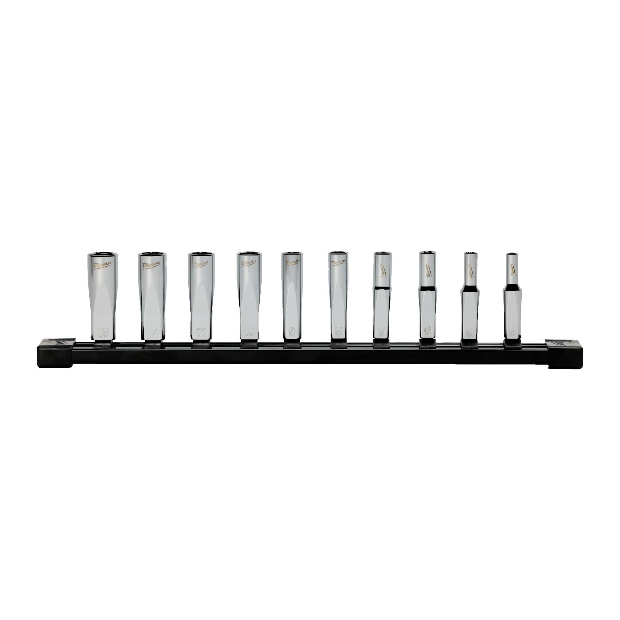 Milwaukee Hylsa Skena Lång 1/4" 10 delar