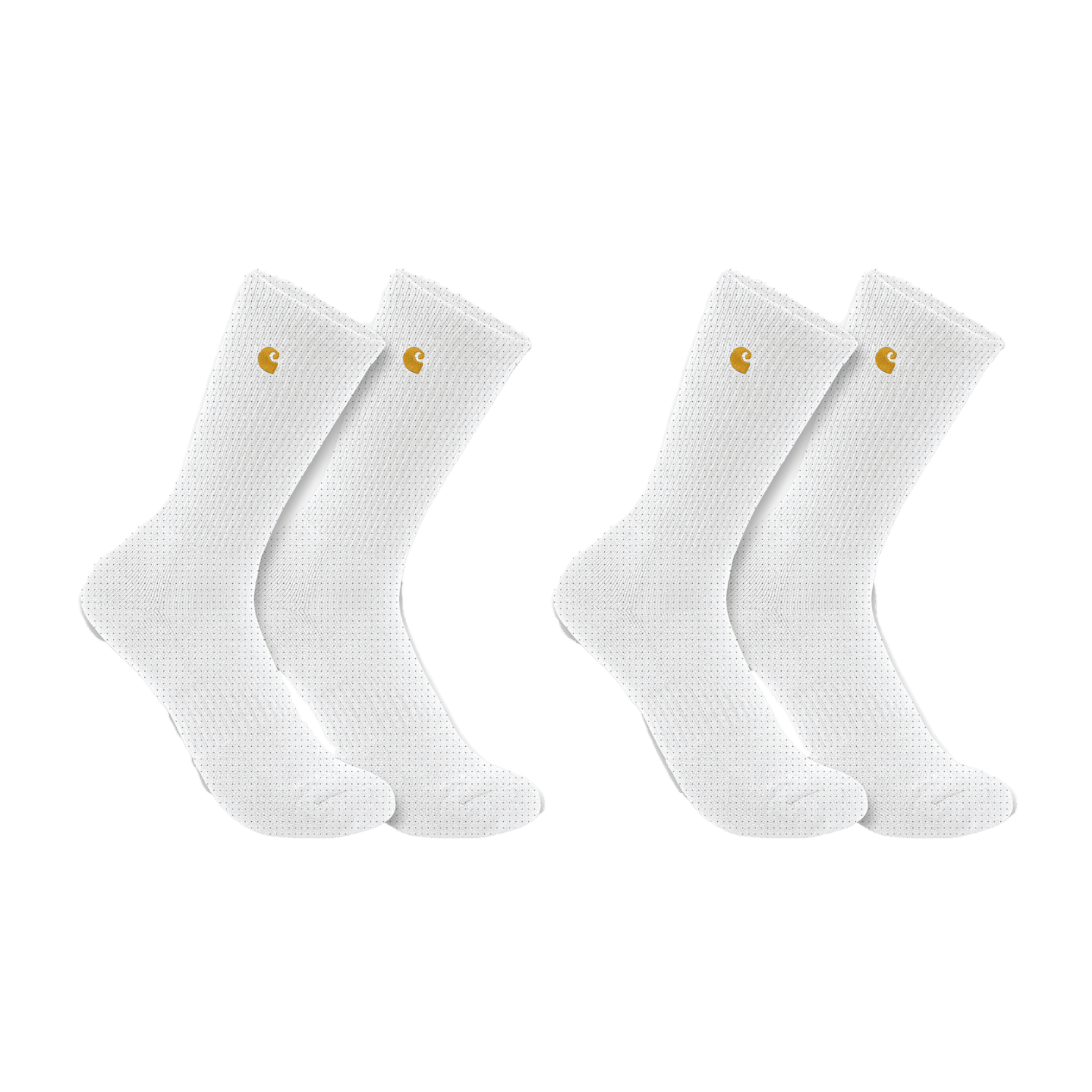 Carhartt Carhartt Force™ Midweight Crew Strumpor 2-pack Herr White