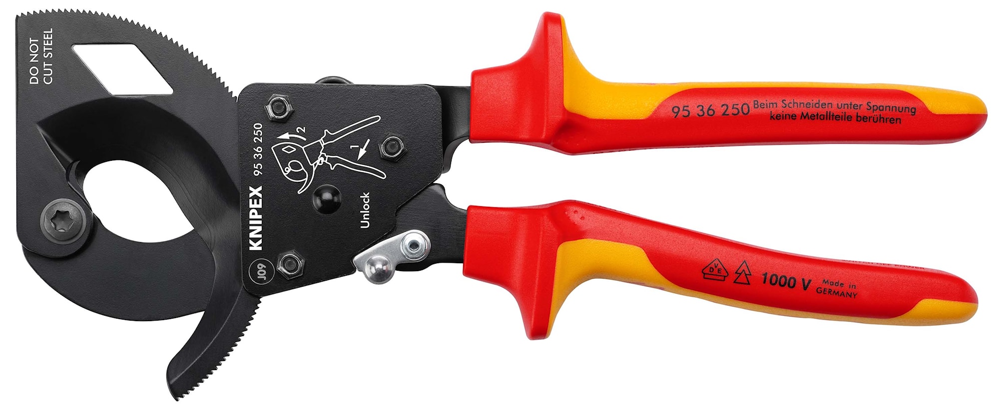 Knipex Kaapelileikkurit 9536 VDE 2K
