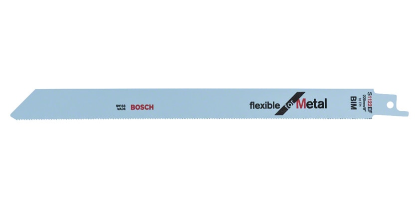 Bosch Puukkosahanterä S1122EF, metalli, 225 mm, 25 kpl